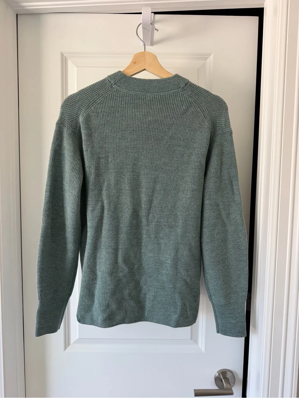 Lululemon Merino Wool Relaxed Teal Crewneck Women's Sweater